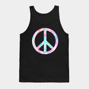 PSYCHEDELIC PEACE SYMBOL Tank Top